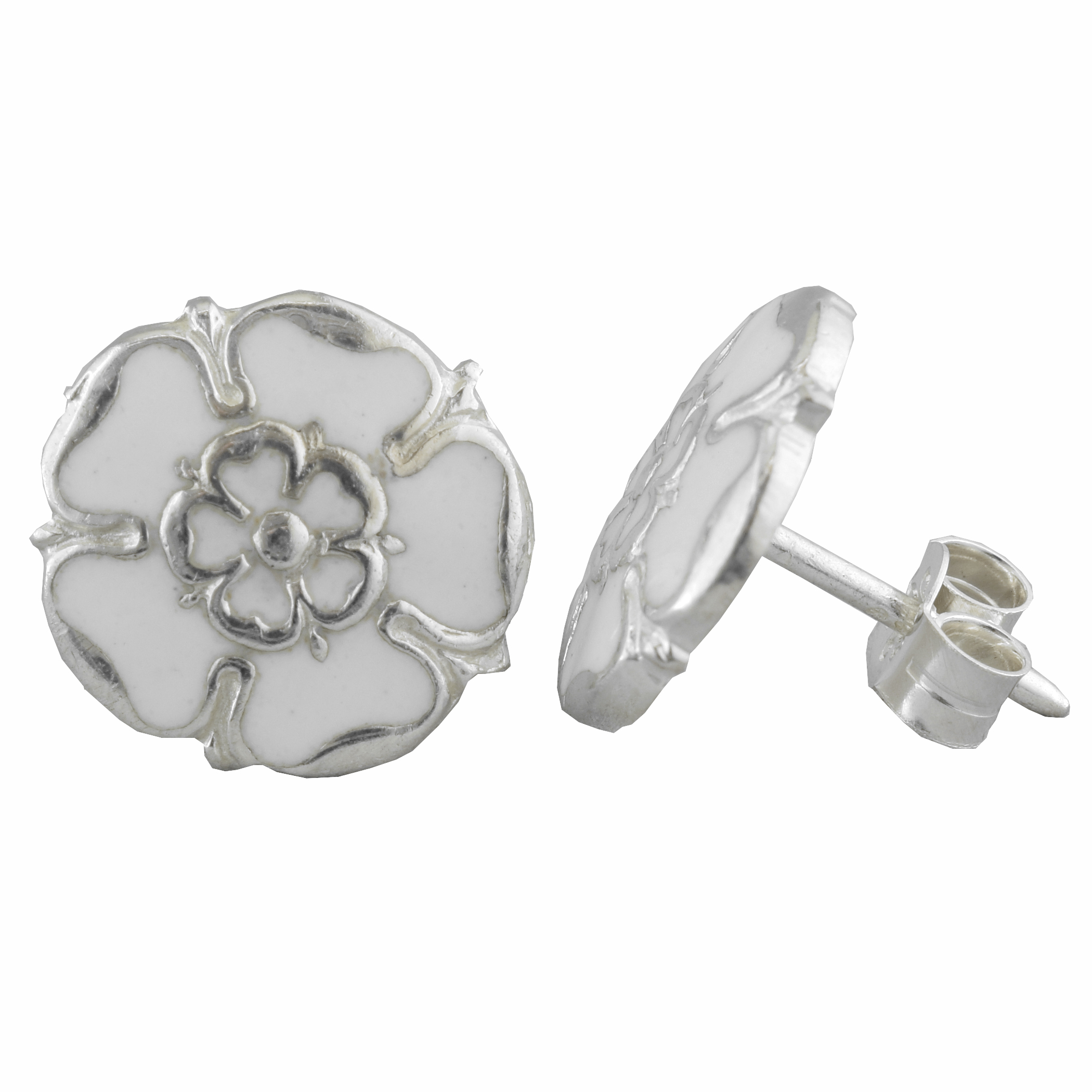 Single Rose Earrings – Winter in July: Nature-inspired Fine Jewellery