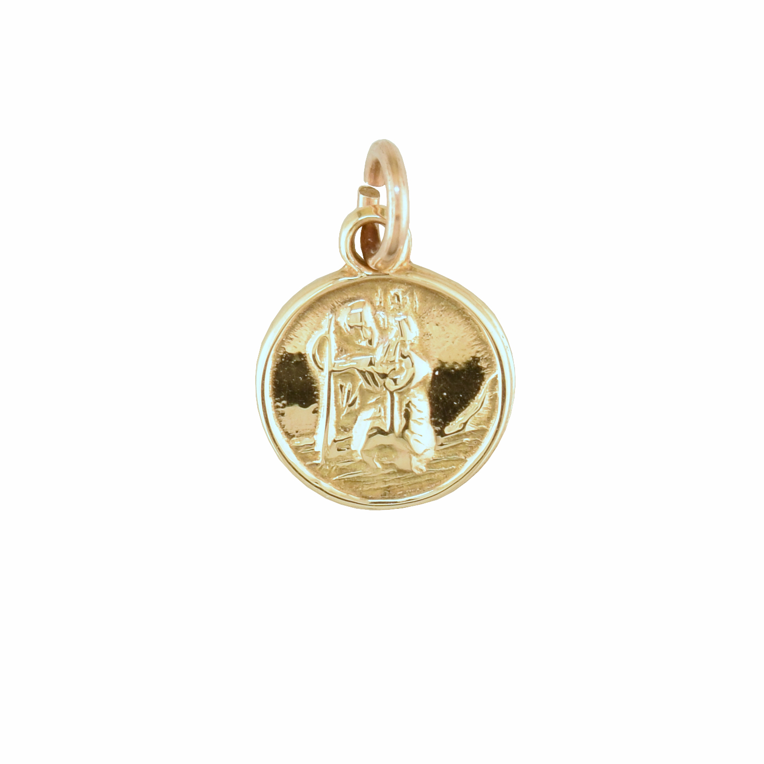Children's 9ct Gold Small St Christopher Pendant – Bijou Jewellery